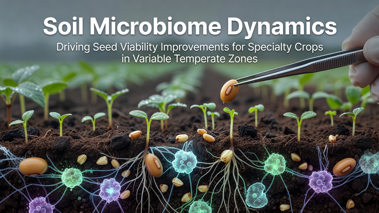 Soil Microbiome Dynamics Driving Seed Viability Improvements for Specialty Crops in Variable Temperate Zones