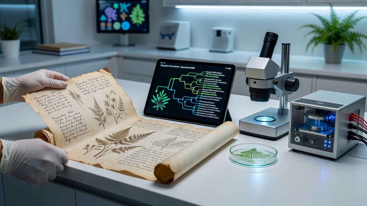 Tracing the Genetic Lineage of Ferncotton Through Ancient Cultivation Records and Modern Sequencing Technologies